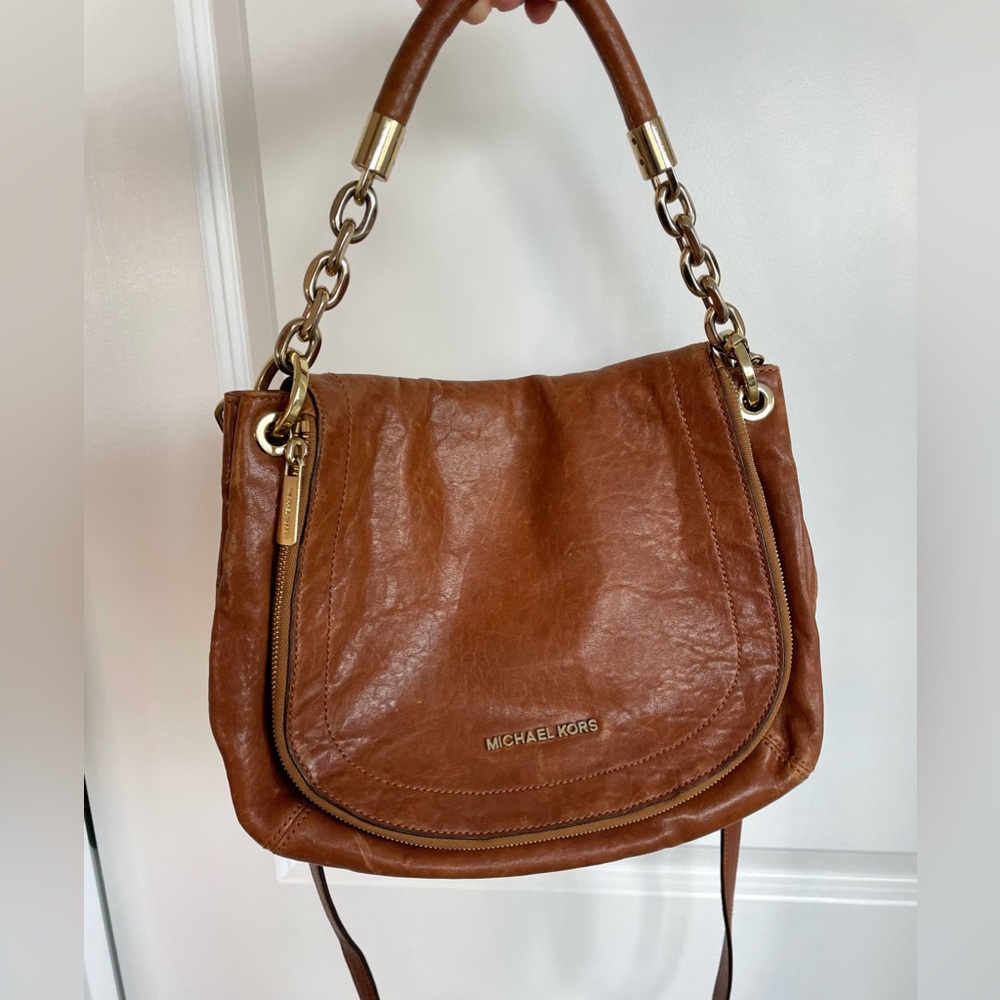 Michael Kors Cognac Crossbody - Picture 7 of 8